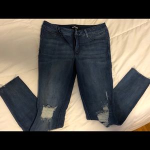 Express denim with torn knee detail